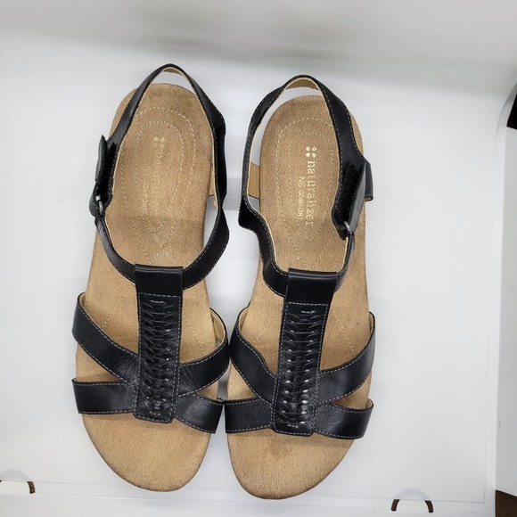 Naturalizer Watson N5 Comfort‎ sandal-Black-Women's 9.5M - Picture 6 of 8